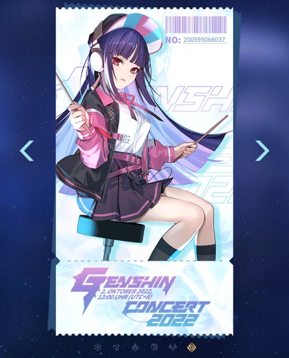 2. GENSHIN ONLINE KONZERT TICKETS Genshin Impact HoYoLAB