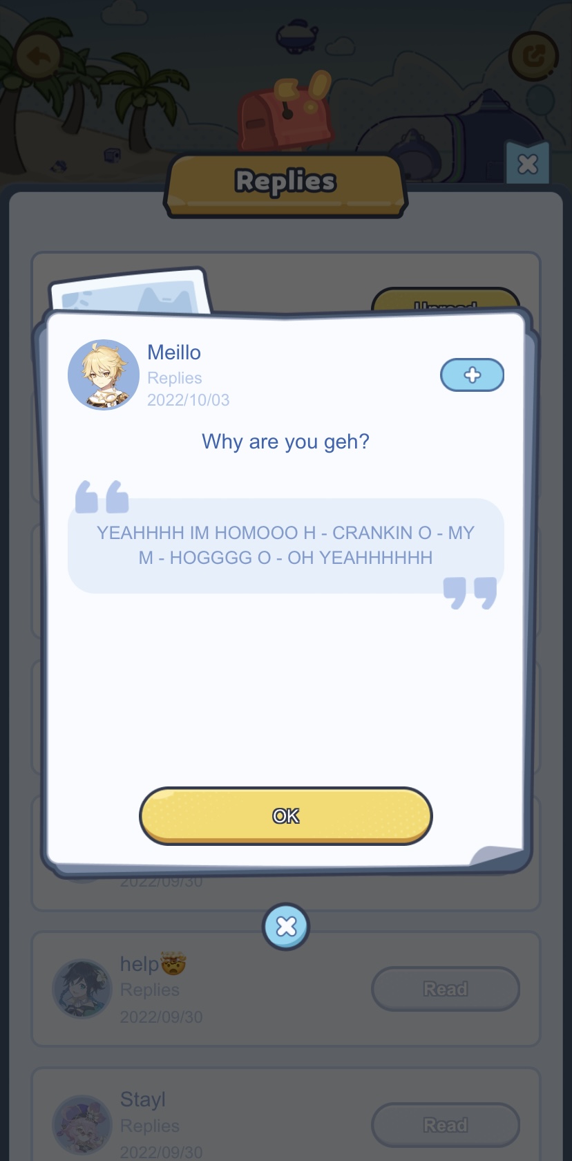 This is dookie funny HoYoLAB