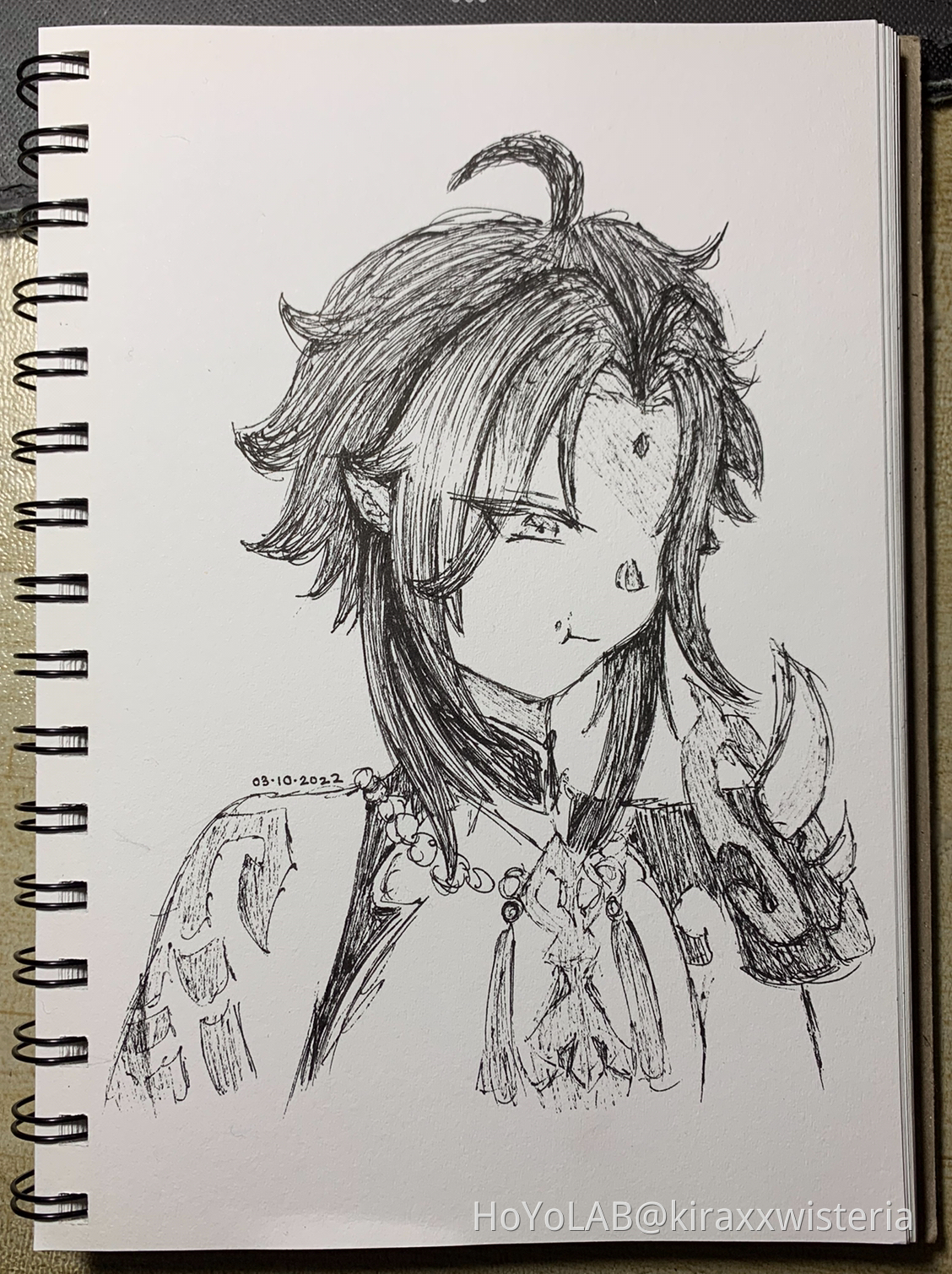 xiao eating Genshin Impact HoYoLAB