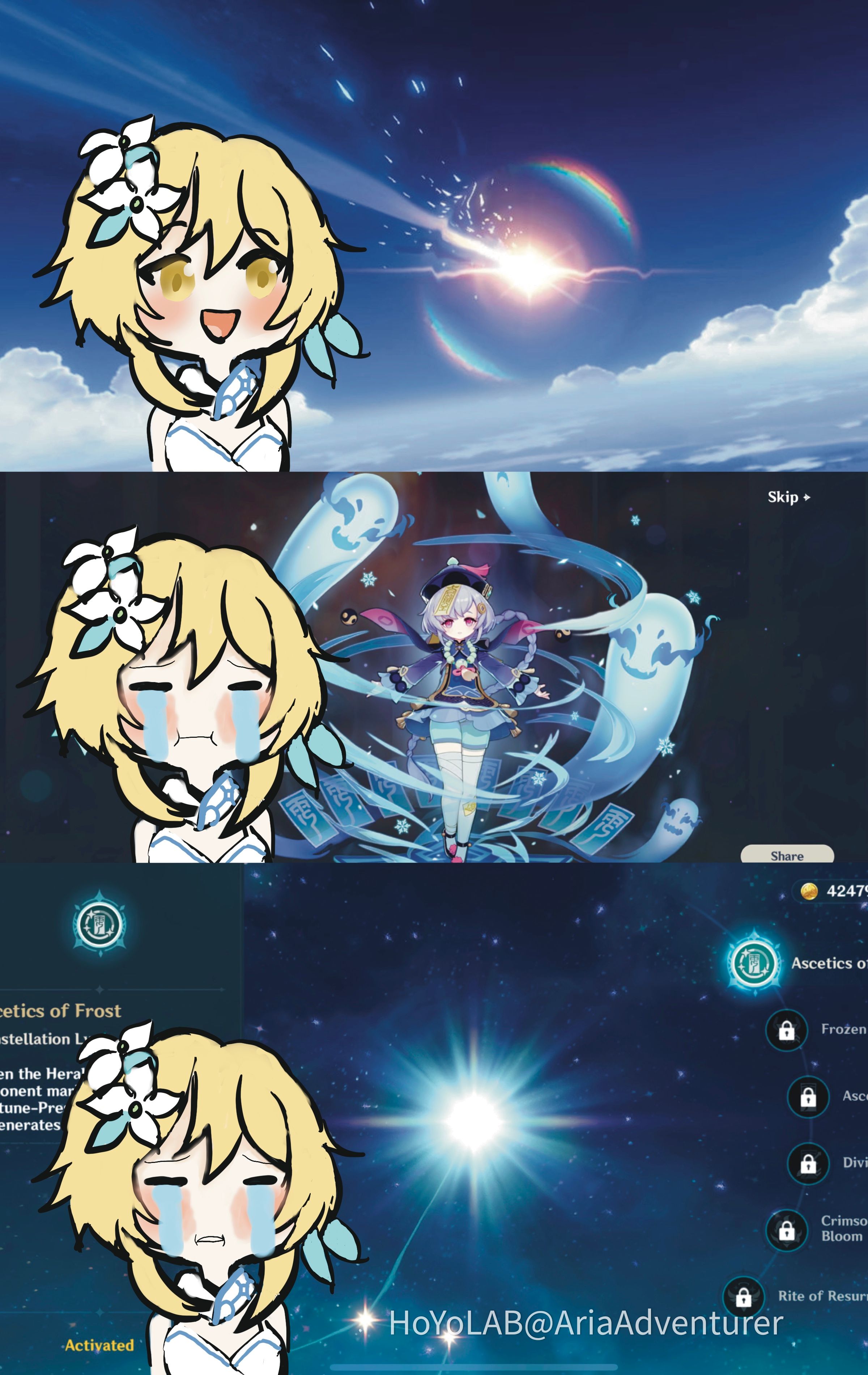 Me getting Qiqi again Genshin Impact HoYoLAB