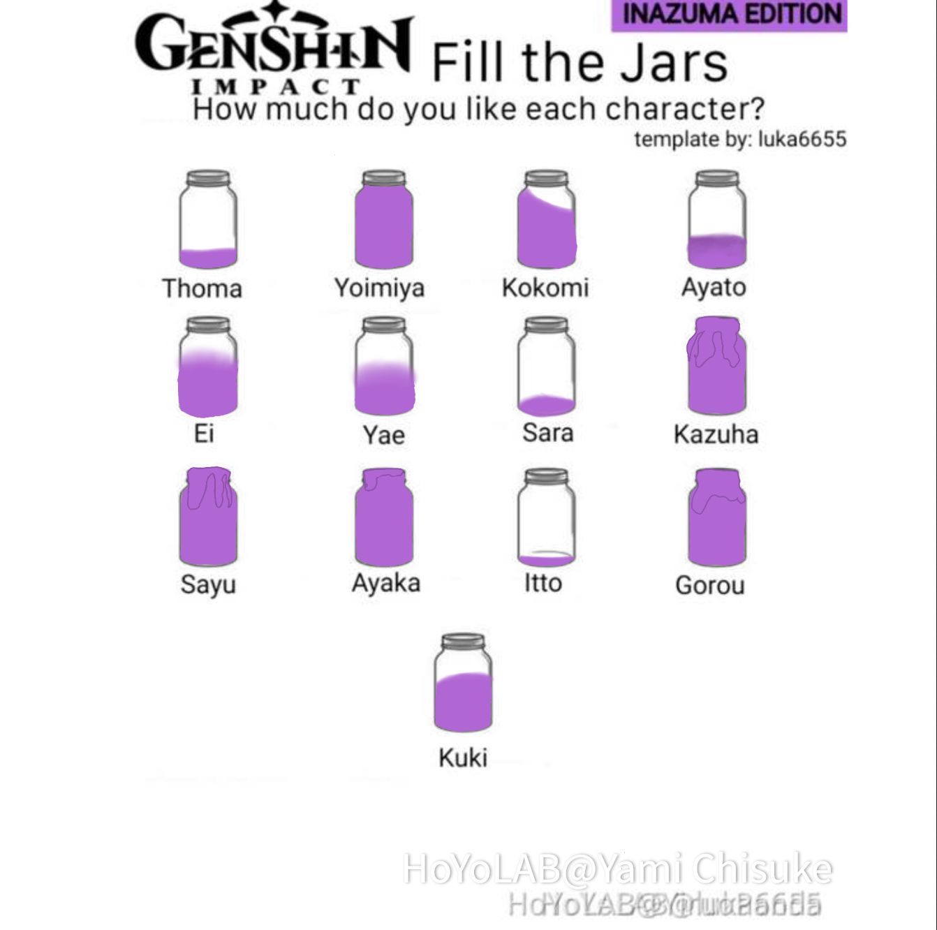 Fill the jar Inazuma Edition Genshin Impact HoYoLAB