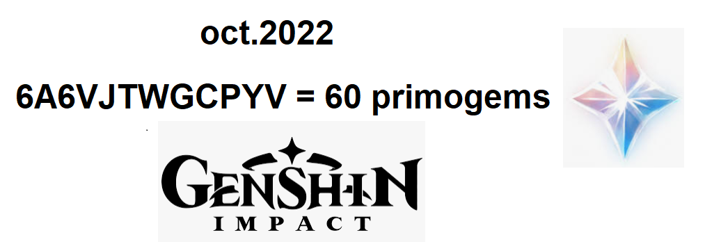6A6VJTWGCPYV=60 primogems Genshin Impact | HoYoLAB