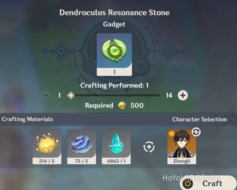 Dendroculus Resonance Stone Genshin Impact HoYoLAB