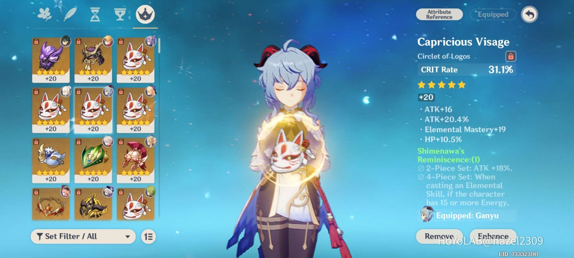 F2p ganyu Genshin Impact HoYoLAB