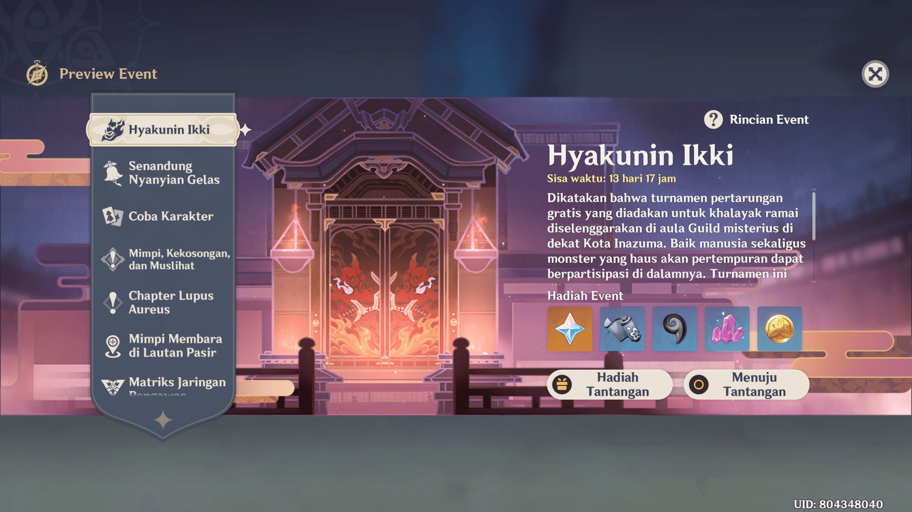 [3.1 Event] Hyakunin Ikki Genshin Impact | HoYoLAB