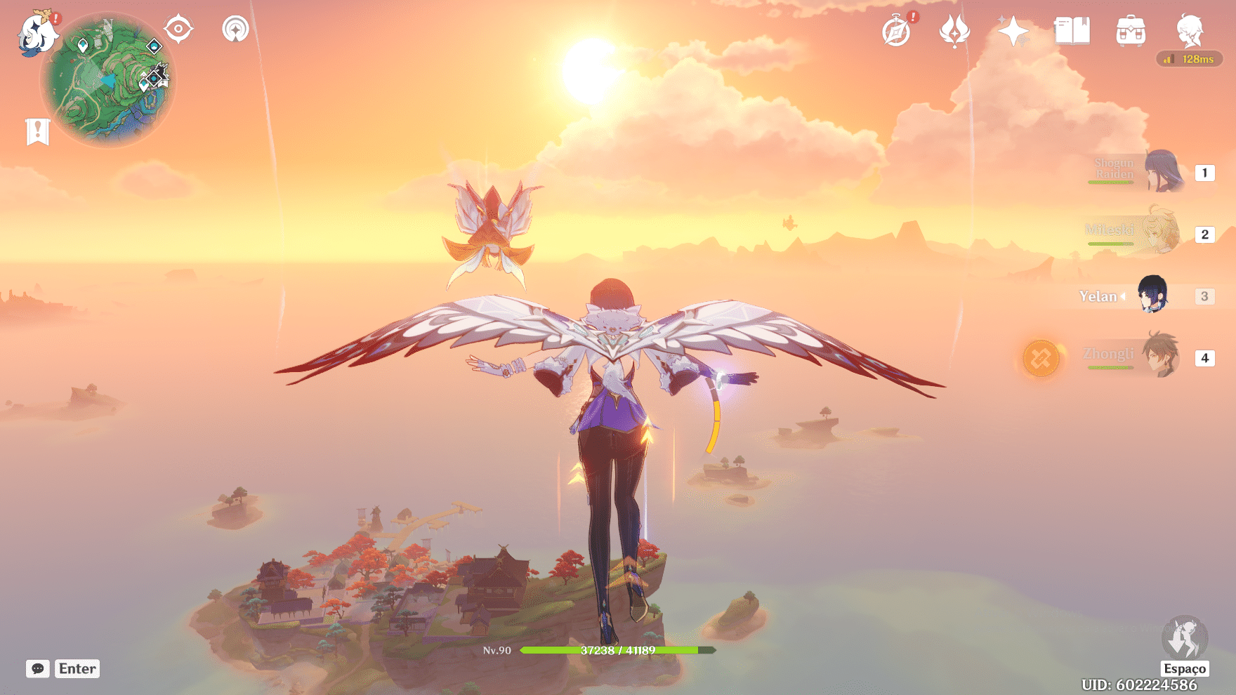 Fly away Genshin Impact HoYoLAB