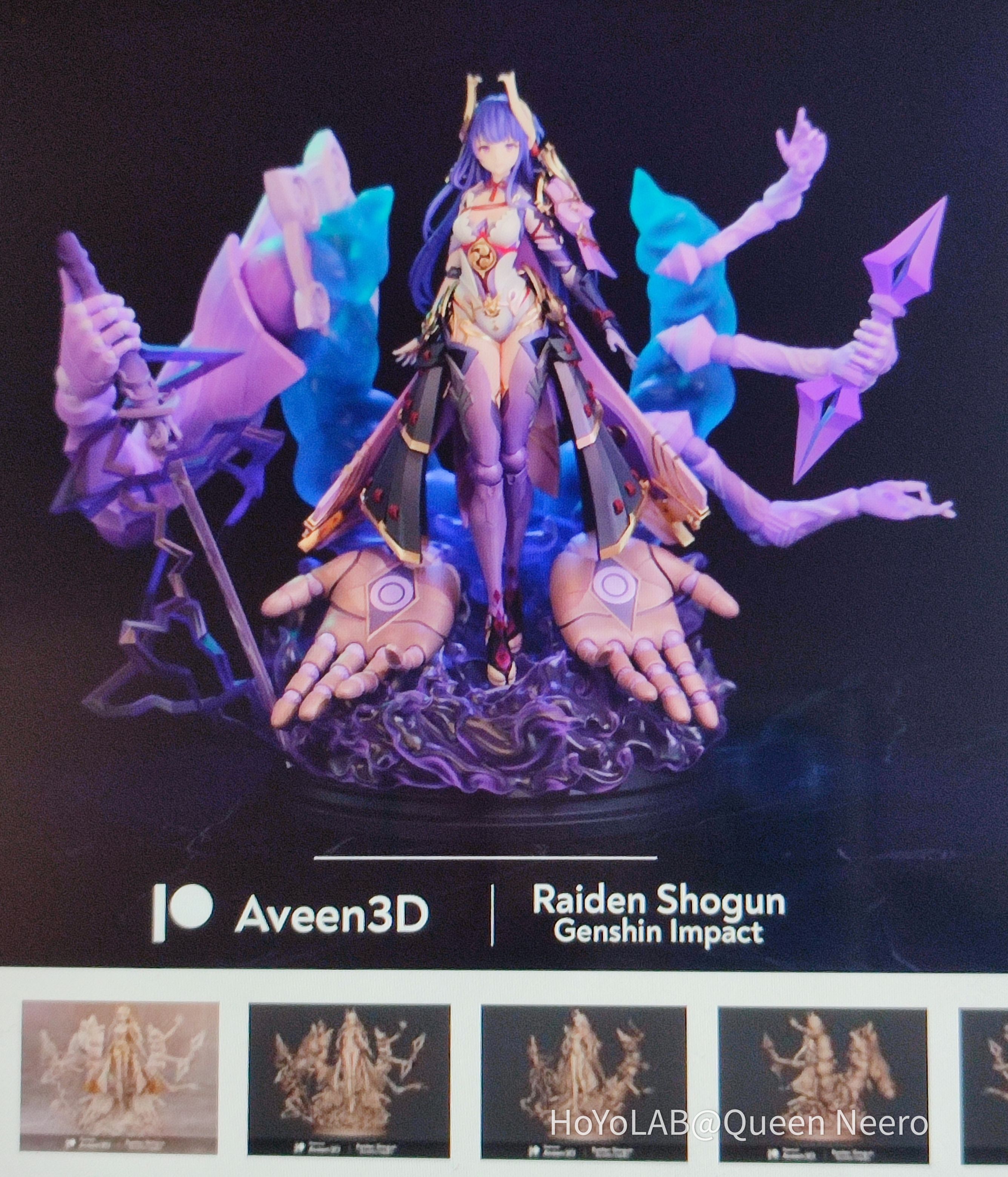 💜 RAIDEN 3D Model 💜 Genshin Impact | HoYoLAB