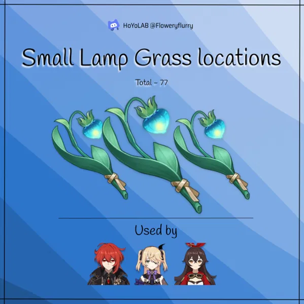 [V3.1] Small Lamp Grass locations Genshin Impact HoYoLAB