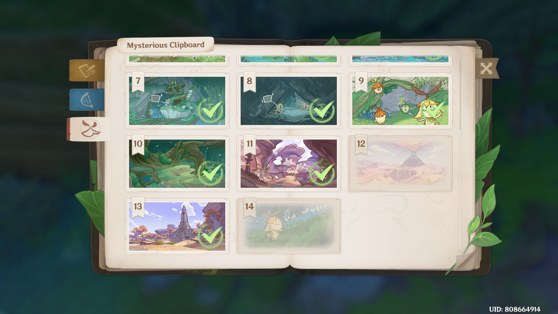 Bug in Mysterious Clipboard Genshin Impact HoYoLAB