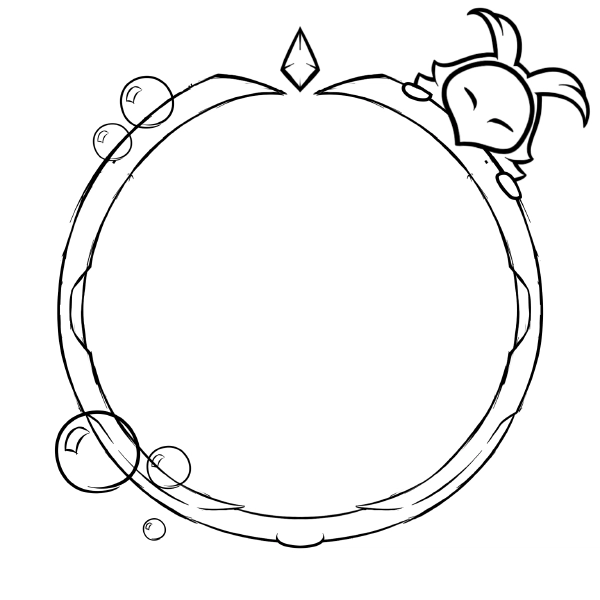 Avatar Frame N2 Sneaky Hydro Abyss Mage Genshin Impact HoYoLAB