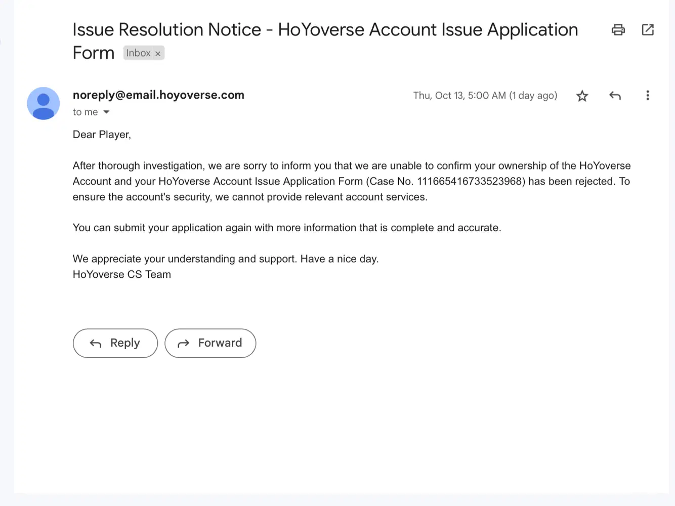 Account recovery Genshin Impact | HoYoLAB