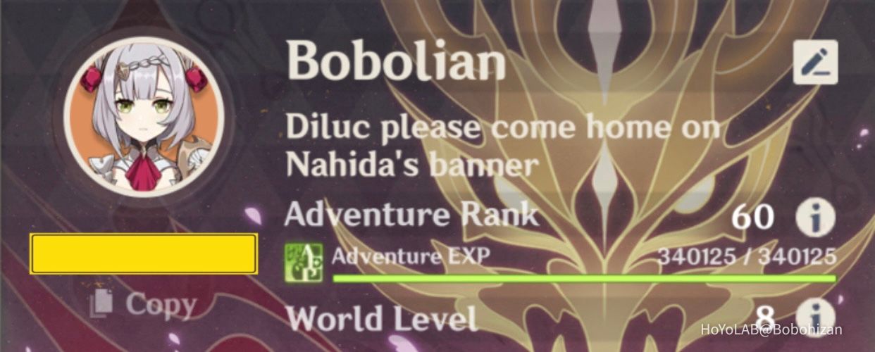 What is your signature? Genshin Impact HoYoLAB