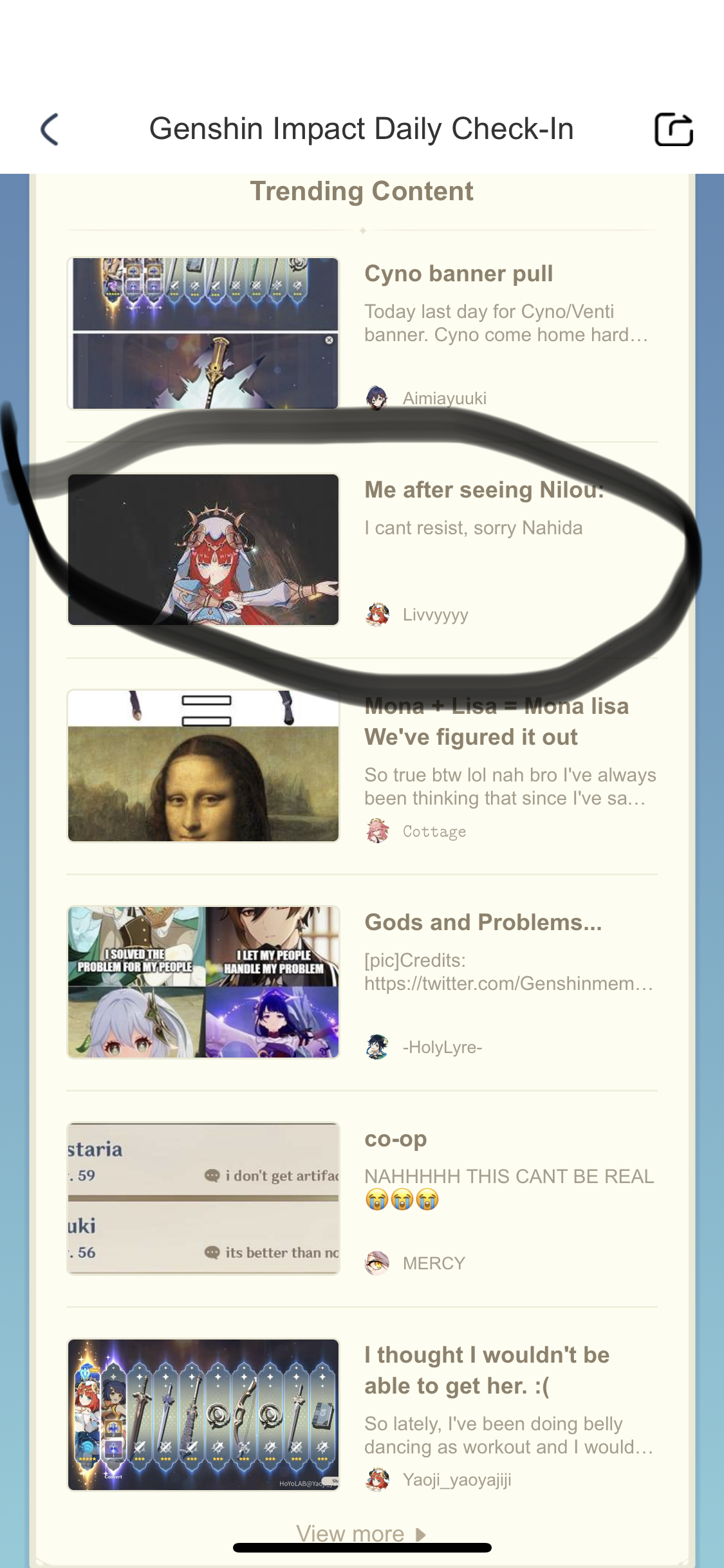 My post on trending?! Genshin Impact | HoYoLAB