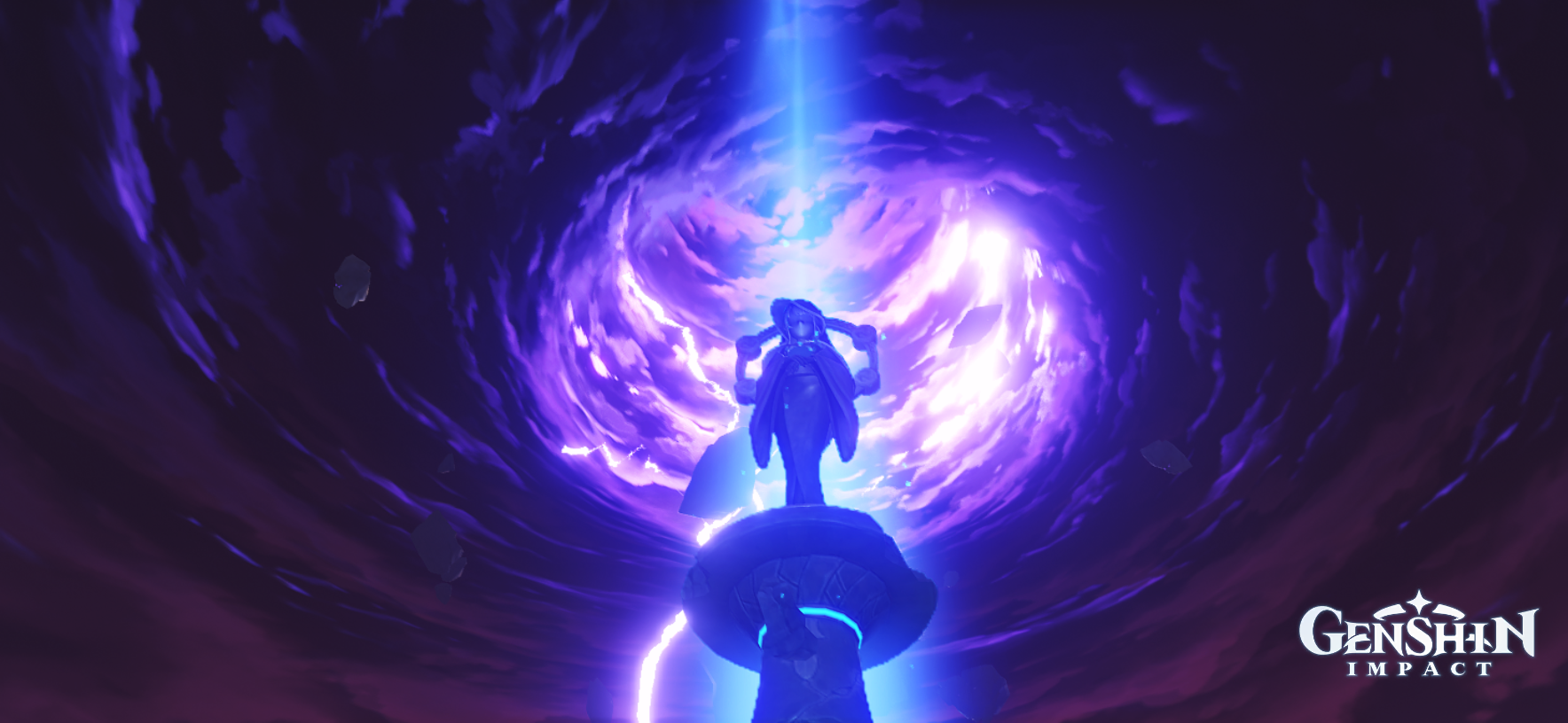 I got some photos of the electro statue Genshin Impact HoYoLAB