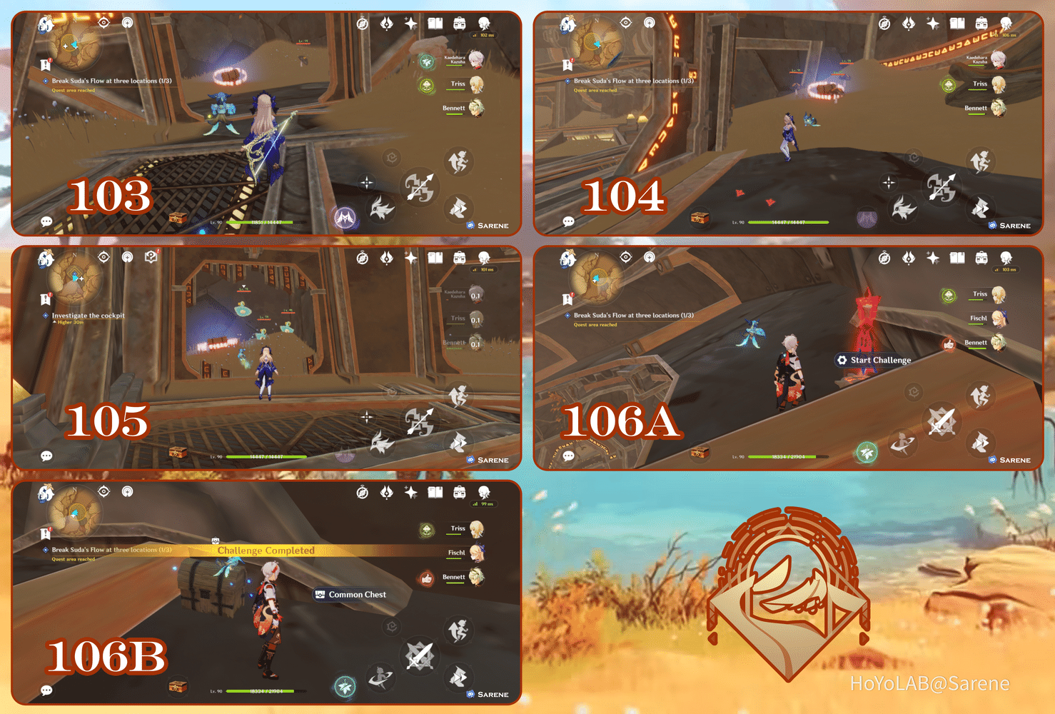 [Version 3.1] All Land of Upper Setekh Common Chests (40 Total) Genshin