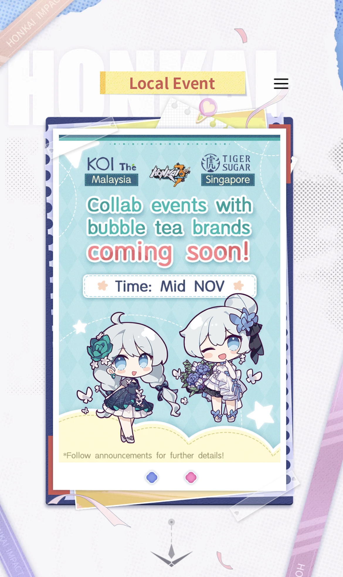 It is bubble tea time Honkai Impact 3rd HoYoLAB