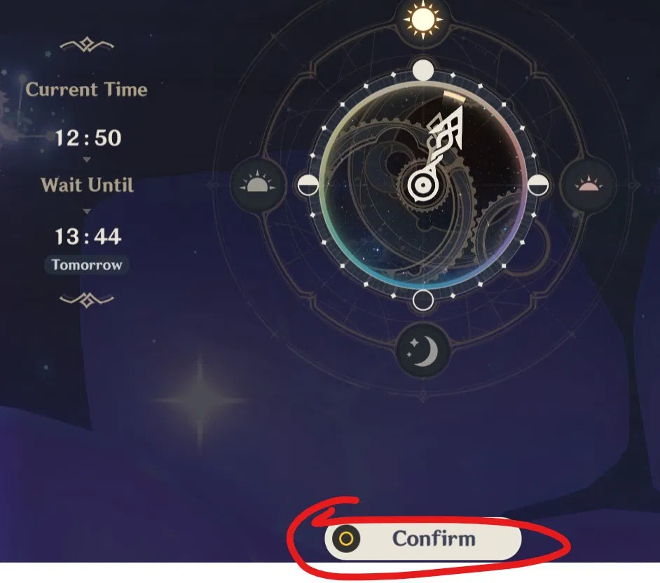 The Teyvat Clock that speeds up time:info in desc. about how it works ...