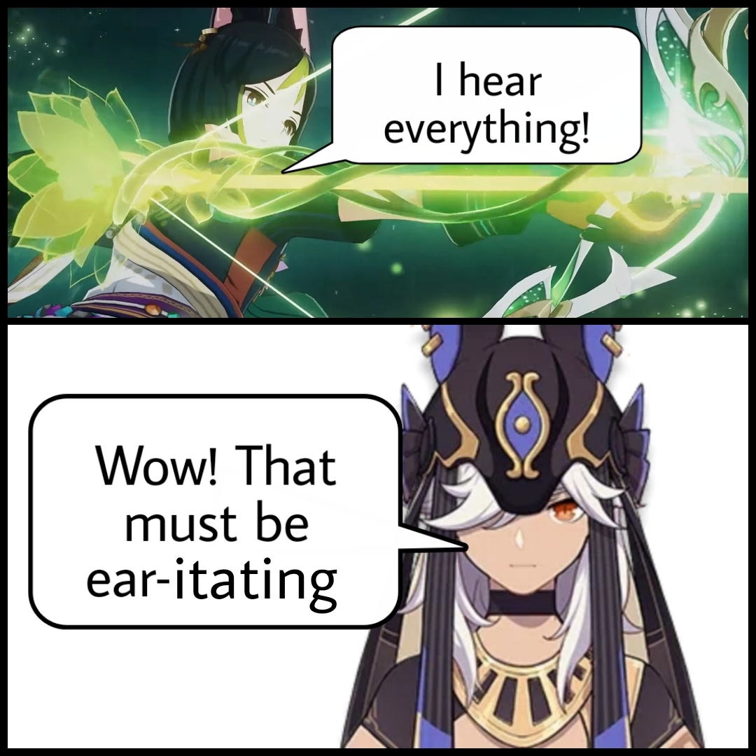 Cyno Joke Genshin Impact HoYoLAB