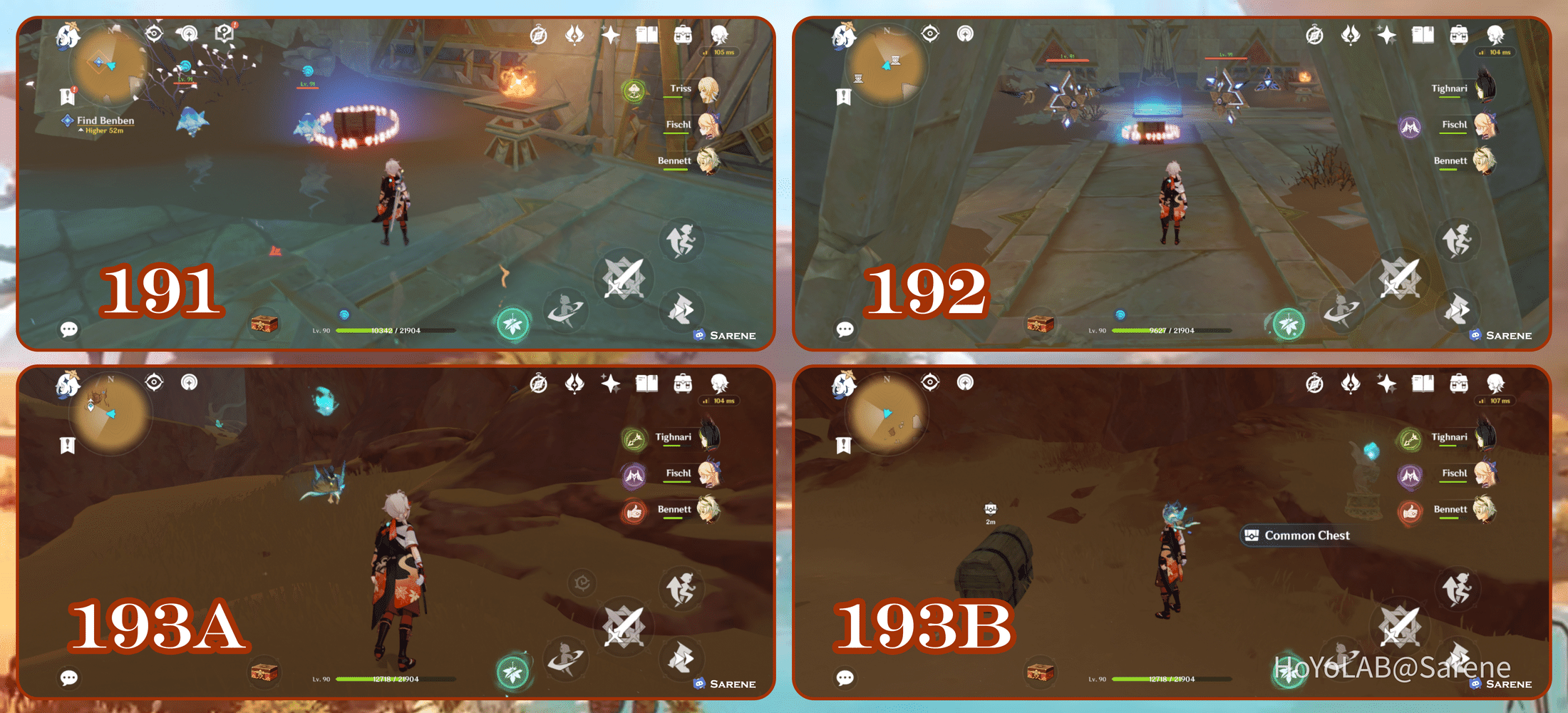 [Version 3.1] All Hypostyle Desert Common Chests (90 Total) Genshin ...