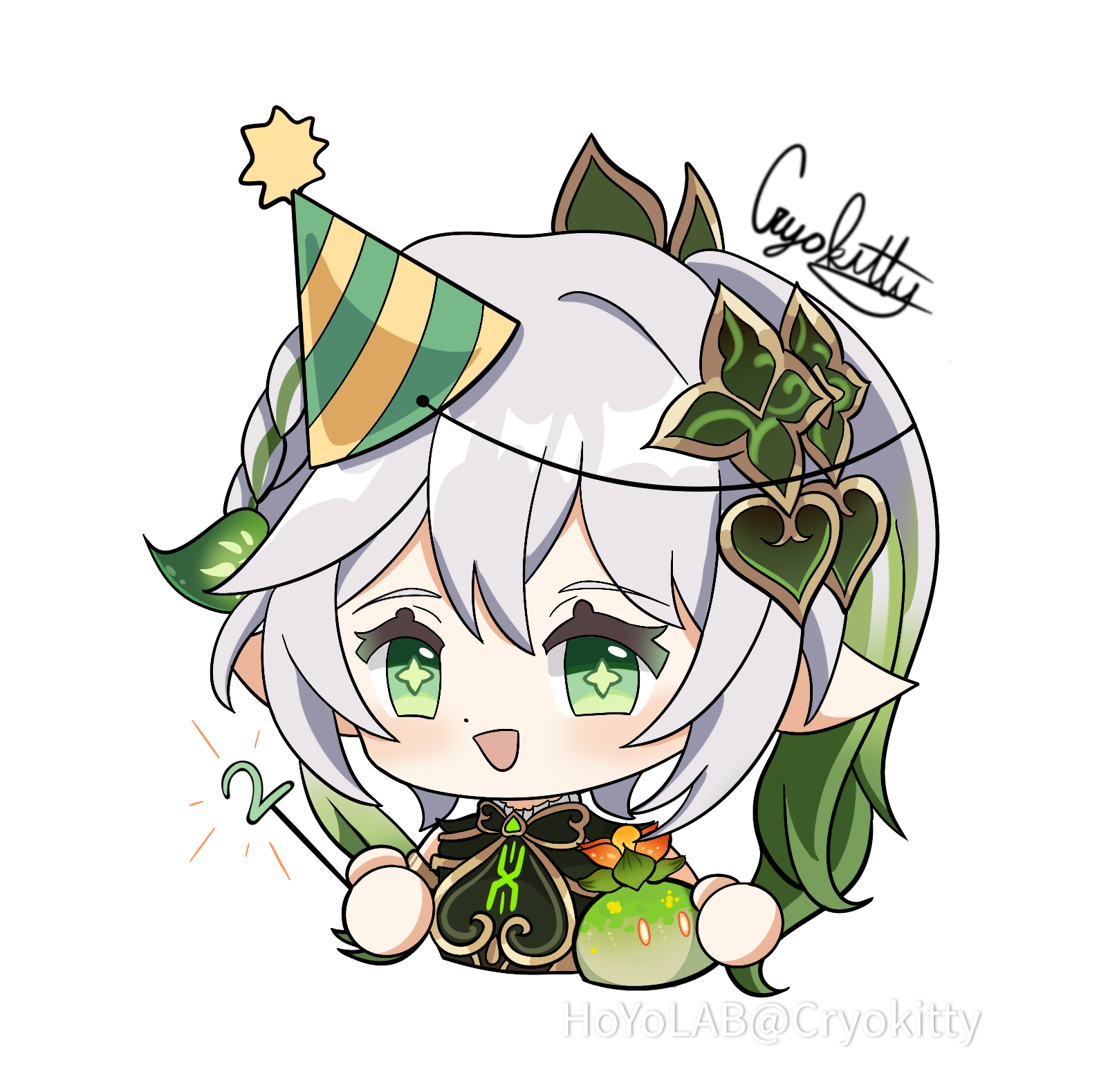 Nahida emoji genshin impact hoyolab