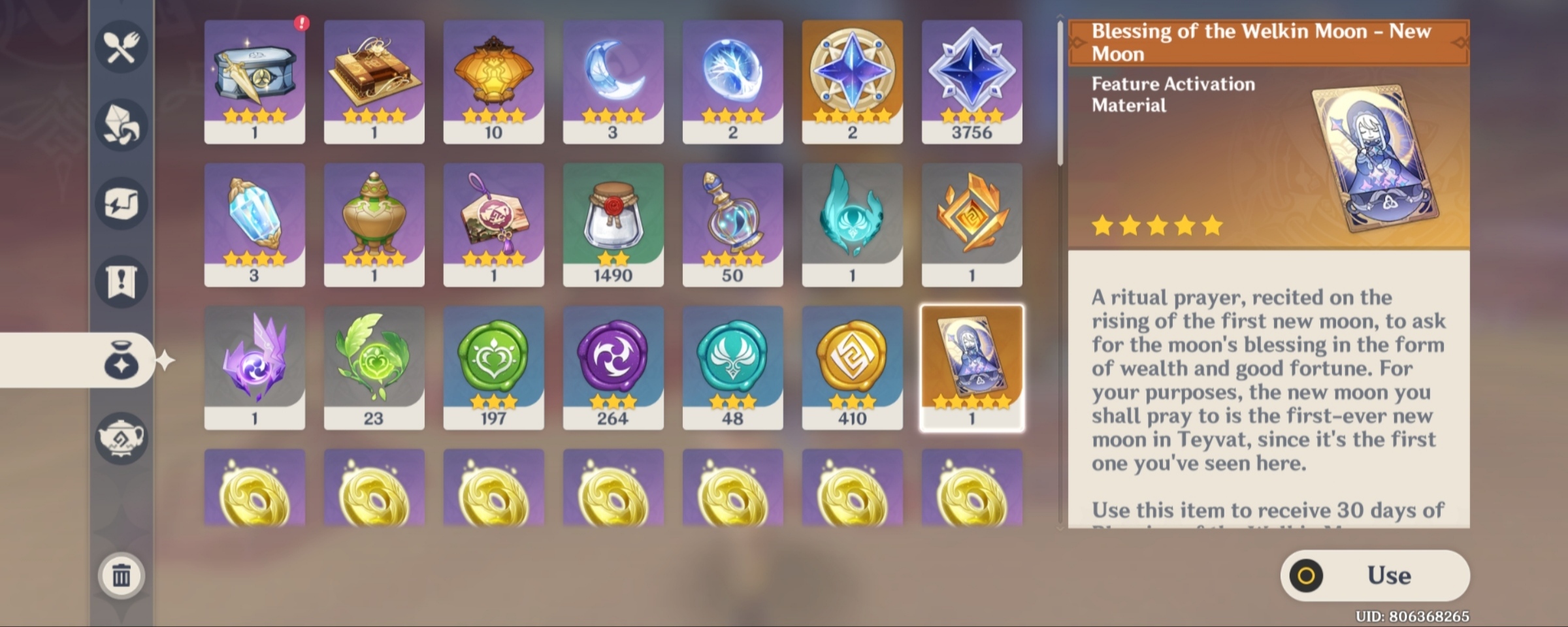 Blessing Genshin Impact HoYoLAB