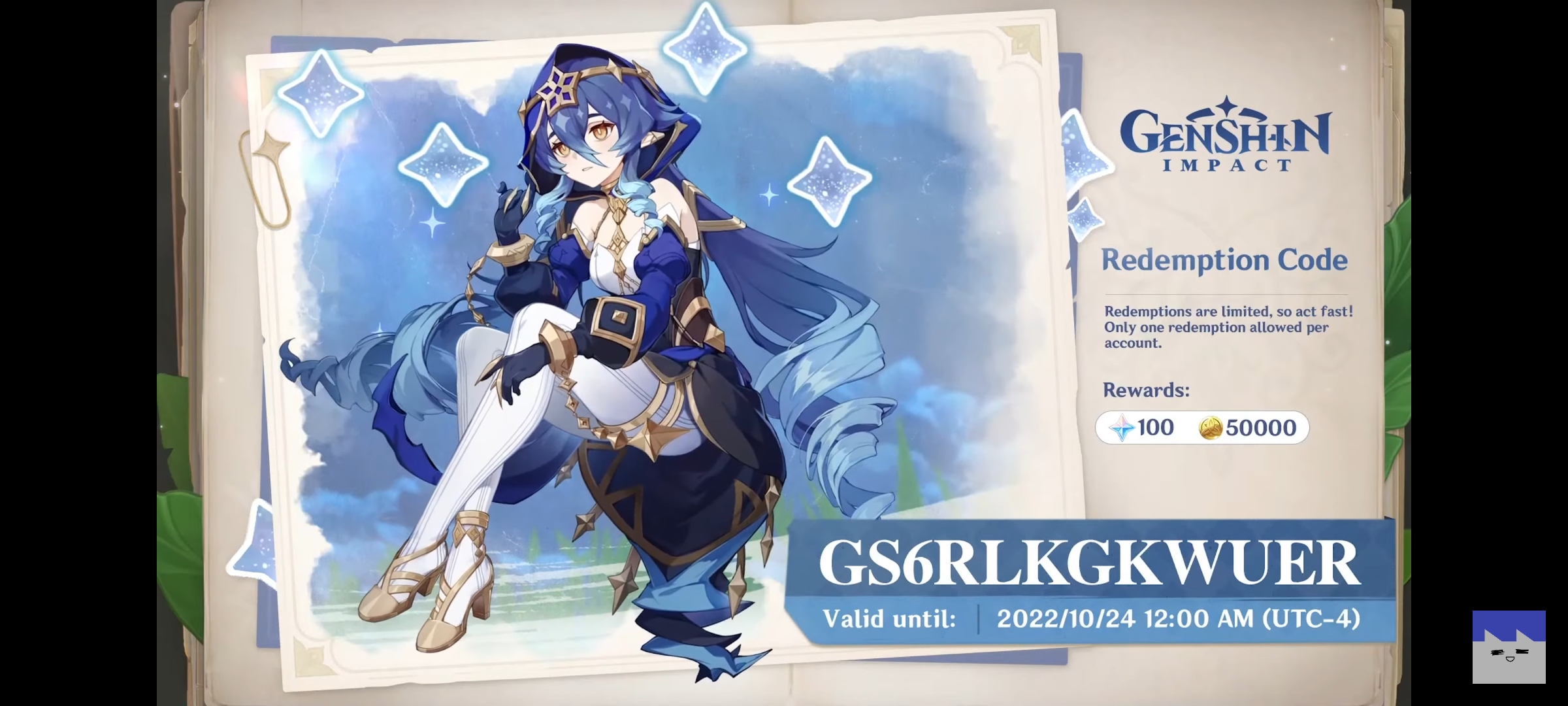 3rd Code ! Genshin Impact | HoYoLAB