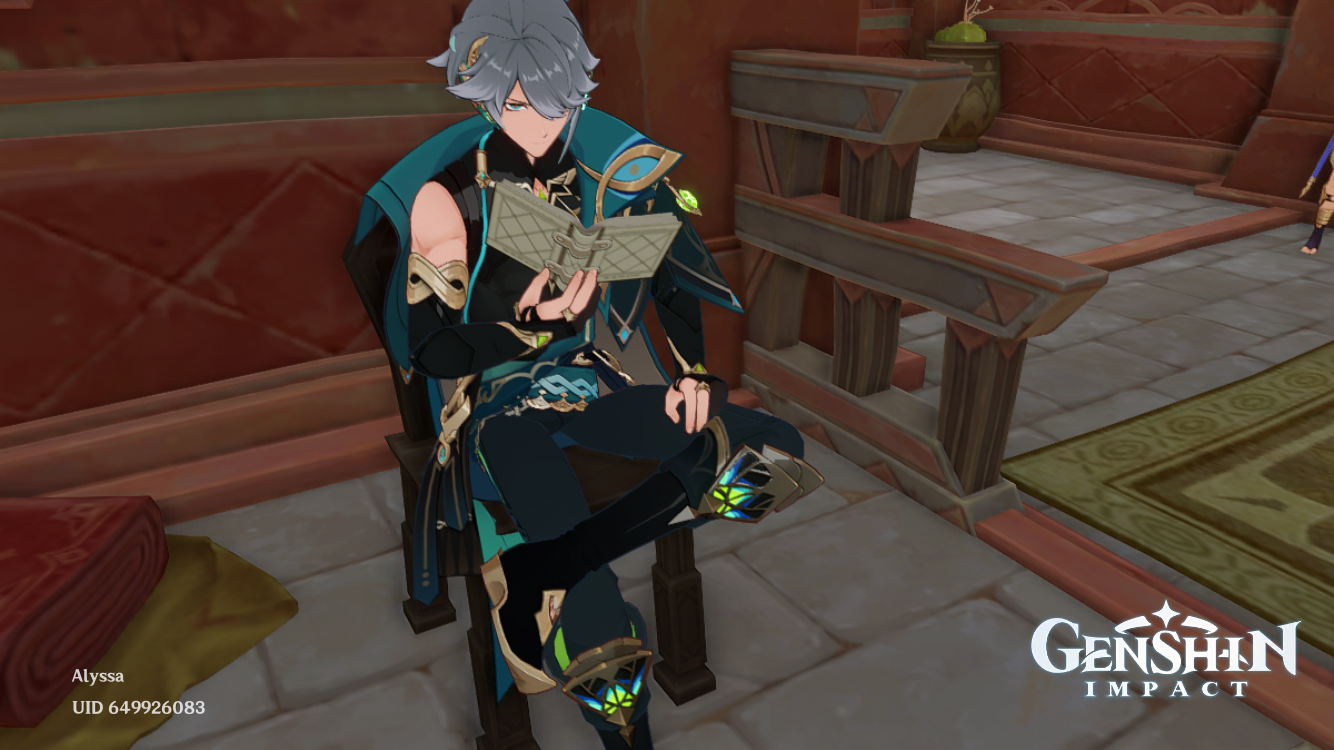 he sit Genshin Impact HoYoLAB