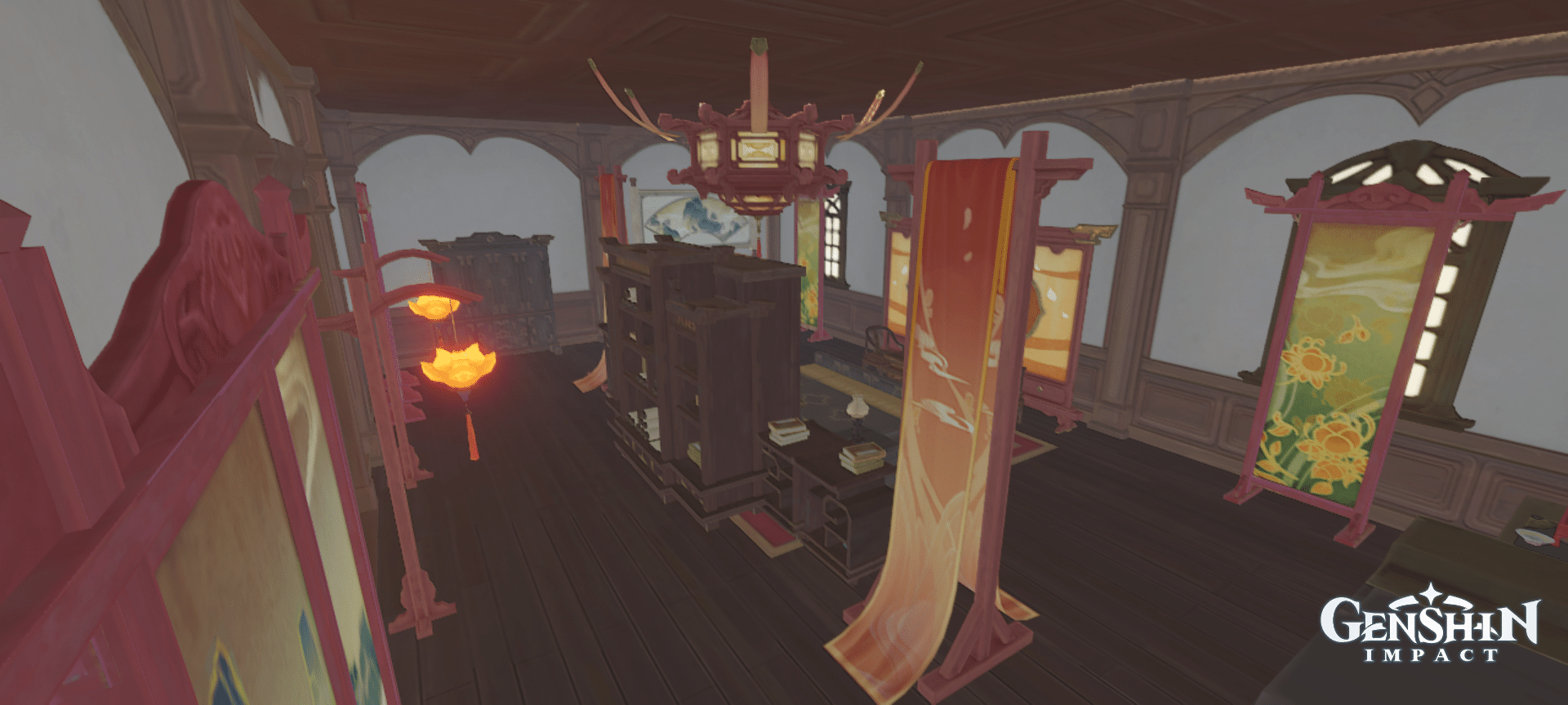 Mondstadt style Hotel (Cool Isle teapot tour) Genshin Impact HoYoLAB