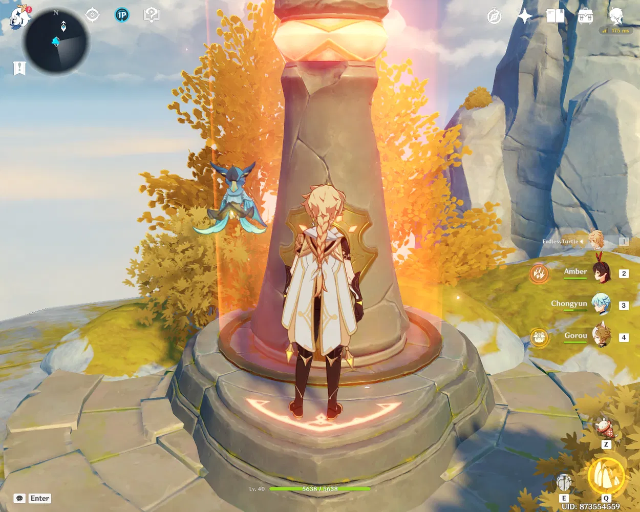 I found a major bug at Statue of The Seven At Minlin,Liyue Genshin