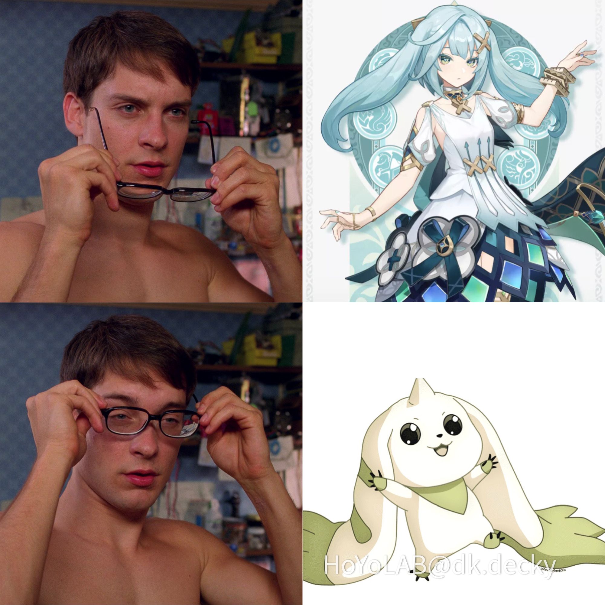 Faruzan X Terriermon Meme Genshin Impact HoYoLAB