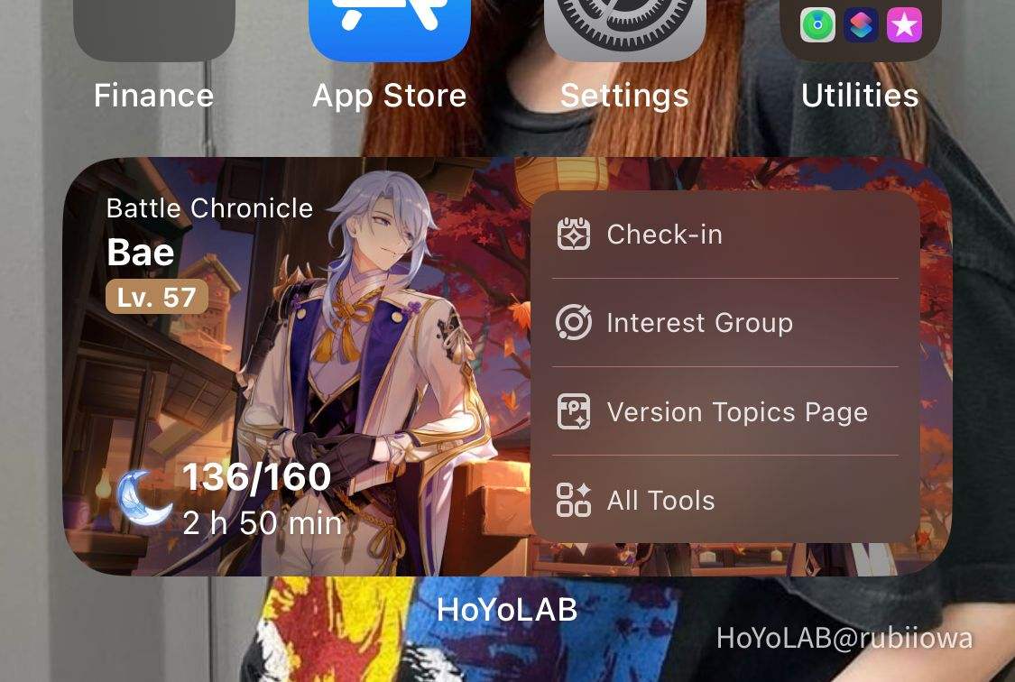 HoYoLAB has a widget now (for GI) Genshin Impact | HoYoLAB