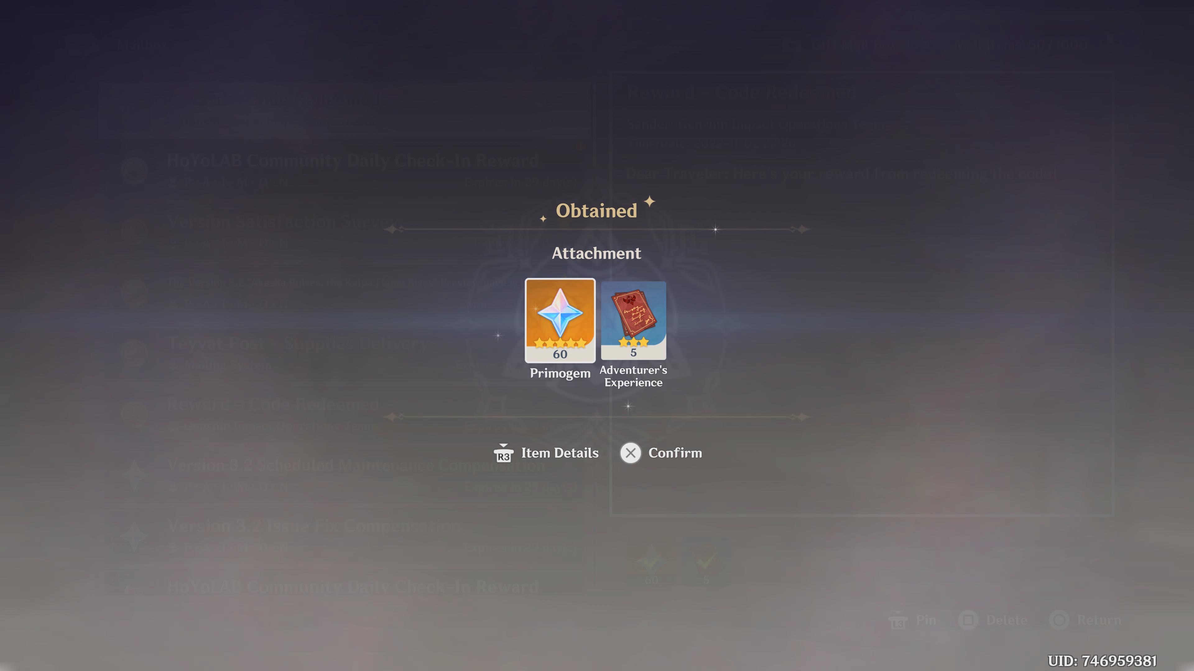 Free 60 primogems redeem code Genshin Impact | HoYoLAB