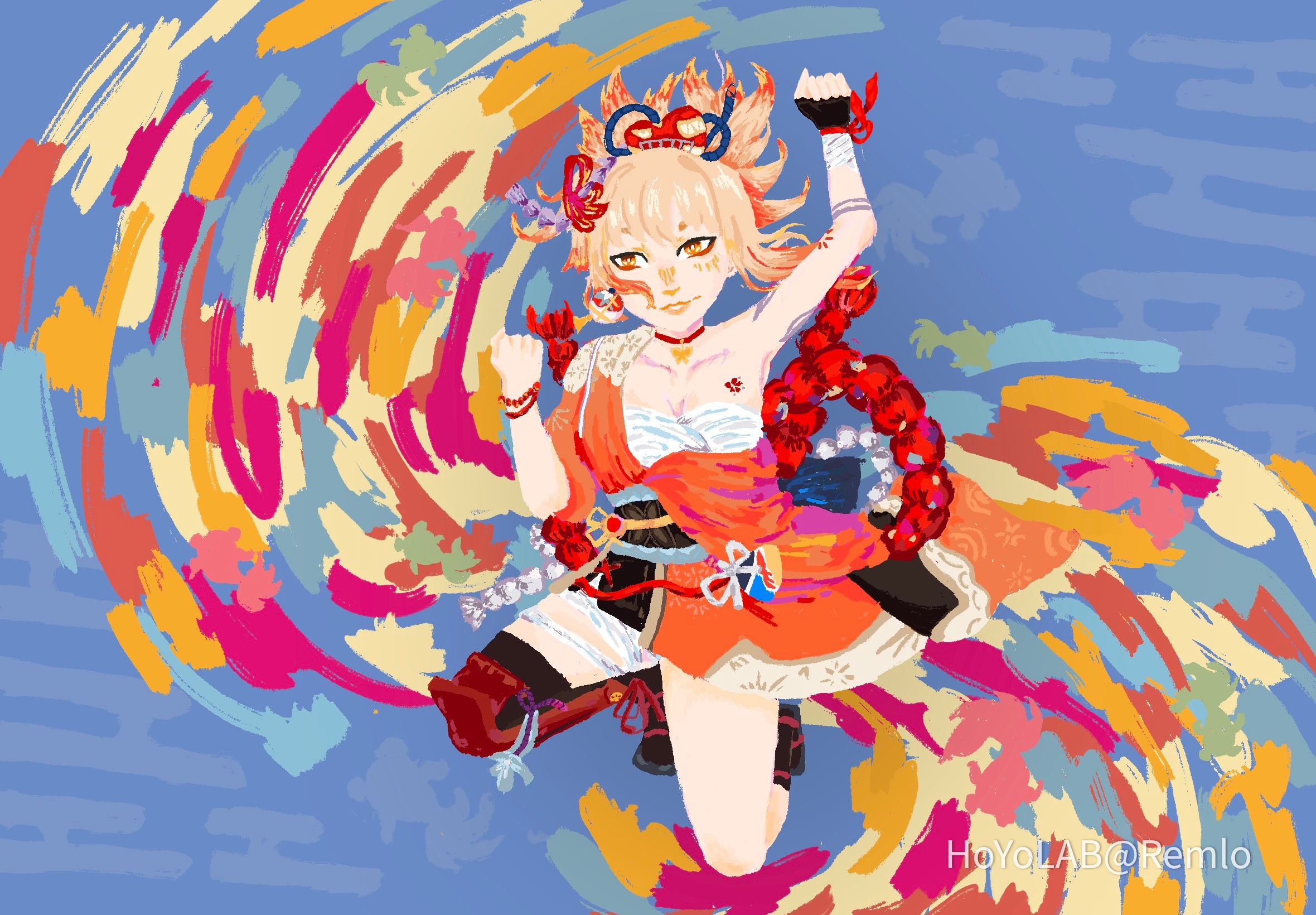 Pyro Blast Genshin Impact | HoYoLAB