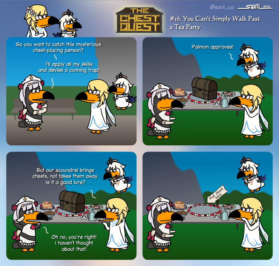 The Chest Quest pages 16-18 Genshin Impact | HoYoLAB