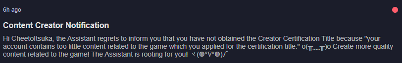 Their Content Creator system doesn't make much sense, but okay (Not ...