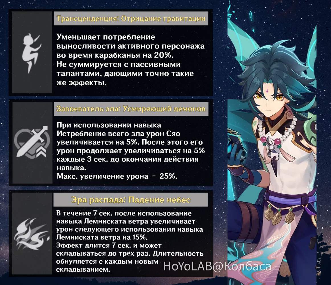 [Гайды 2.7] Гайд на Сяо Genshin Impact | HoYoLAB