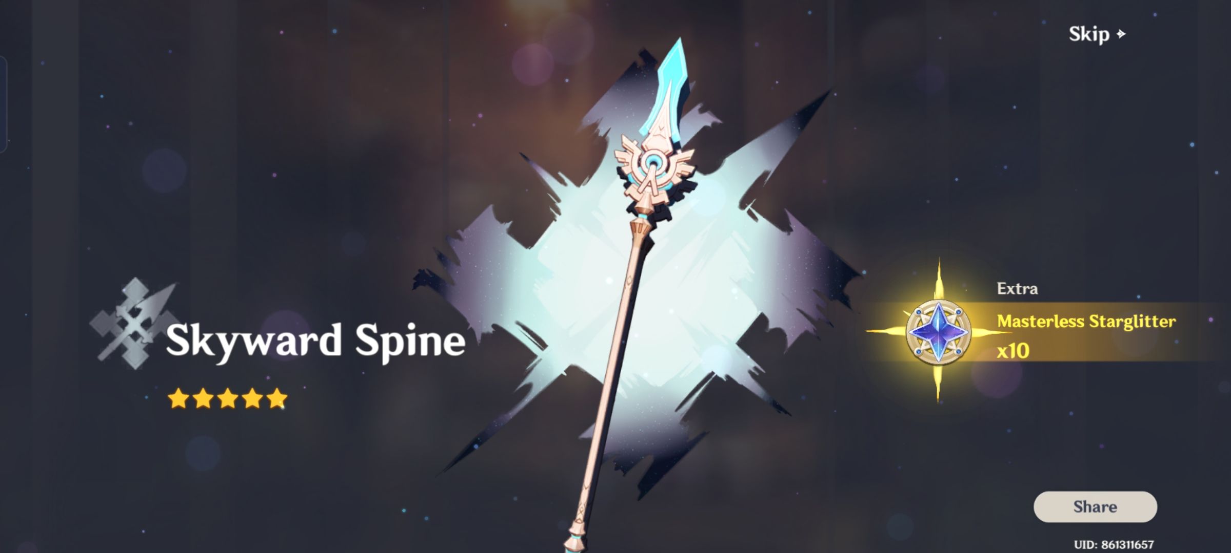 Skyward Spine Genshin Impact HoYoLAB