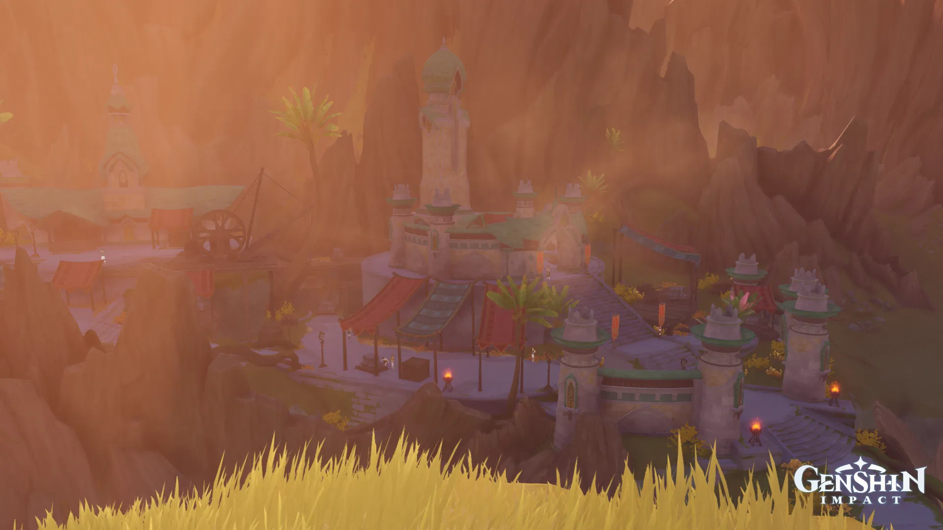 Caravan Ribat, Ashavan Realm, Dharma Forest, Sumeru. Genshin Impact ...