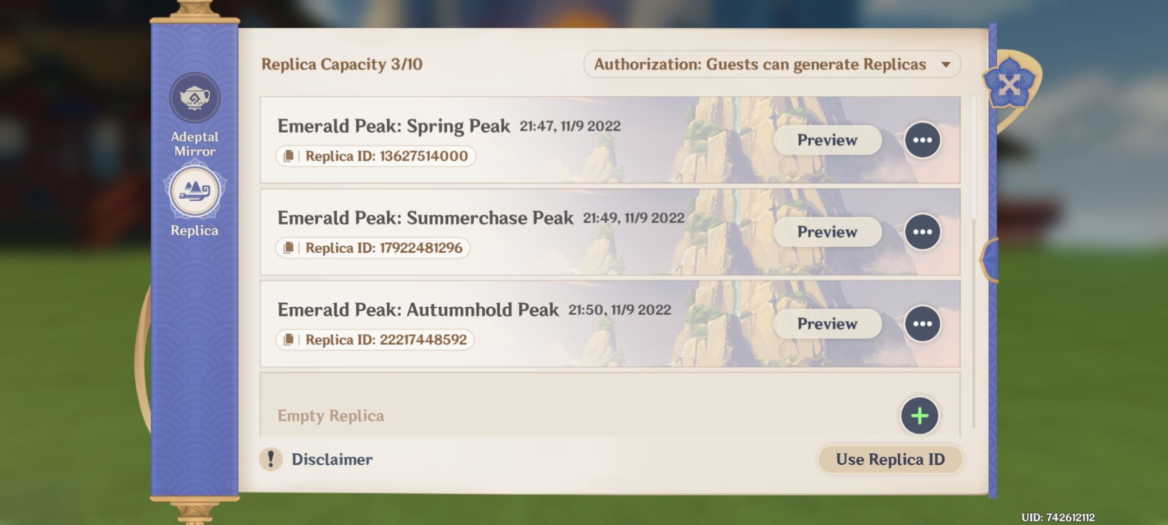 teapot replica codes (Emerald Peak Europe) Genshin Impact HoYoLAB