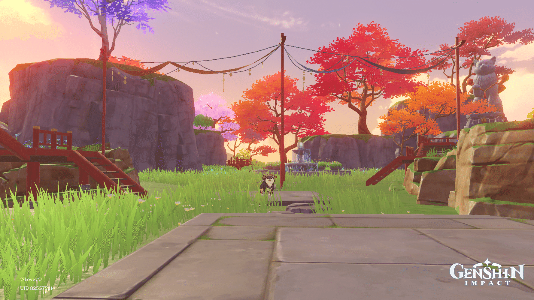 Teapot park in Evermist Isle (ASIA SERVER13710477102) Genshin Impact