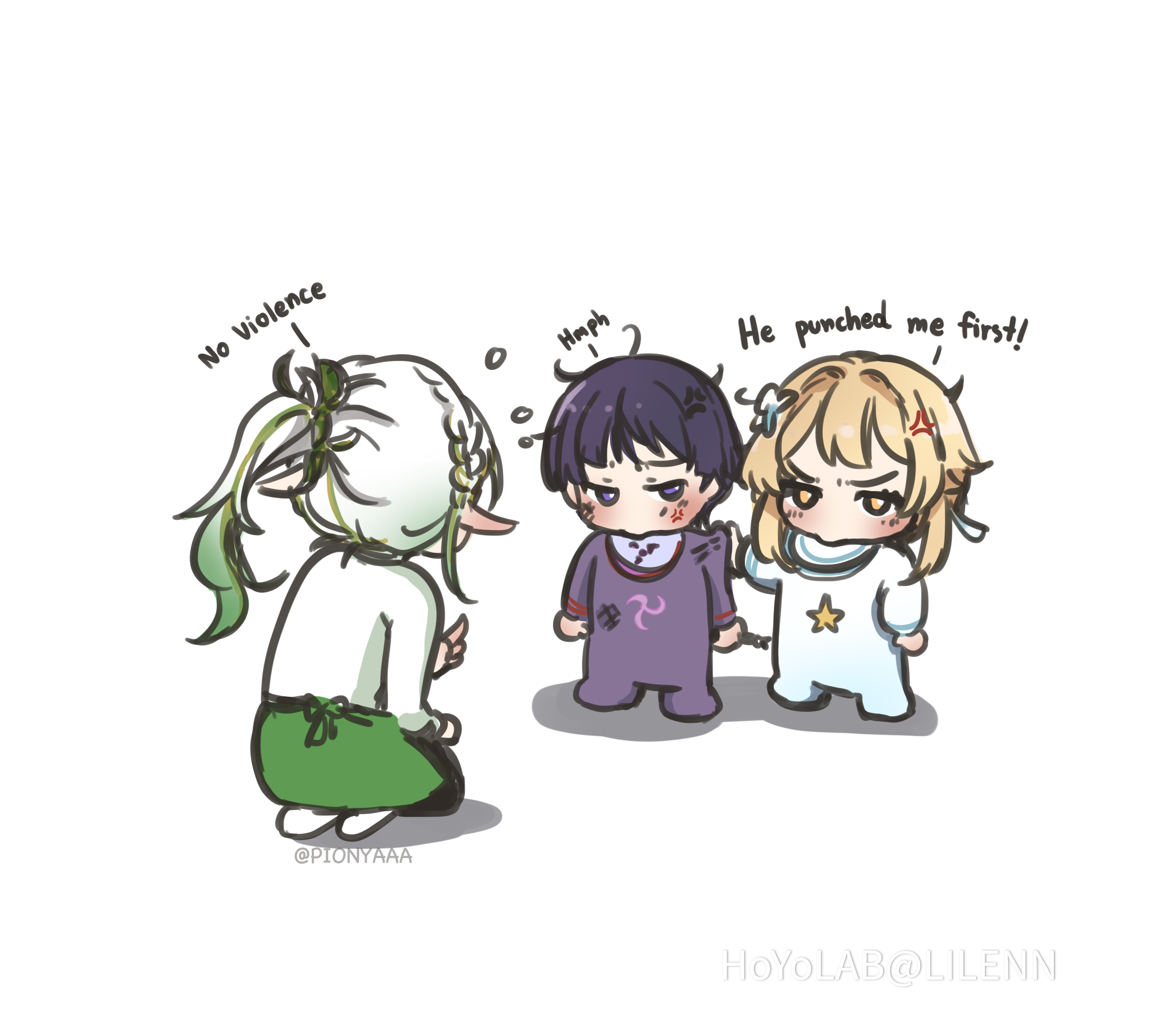 No violence! Genshin Impact HoYoLAB