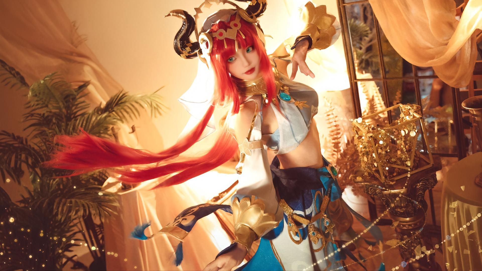 Nilou cosplay 💙 Genshin Impact HoYoLAB