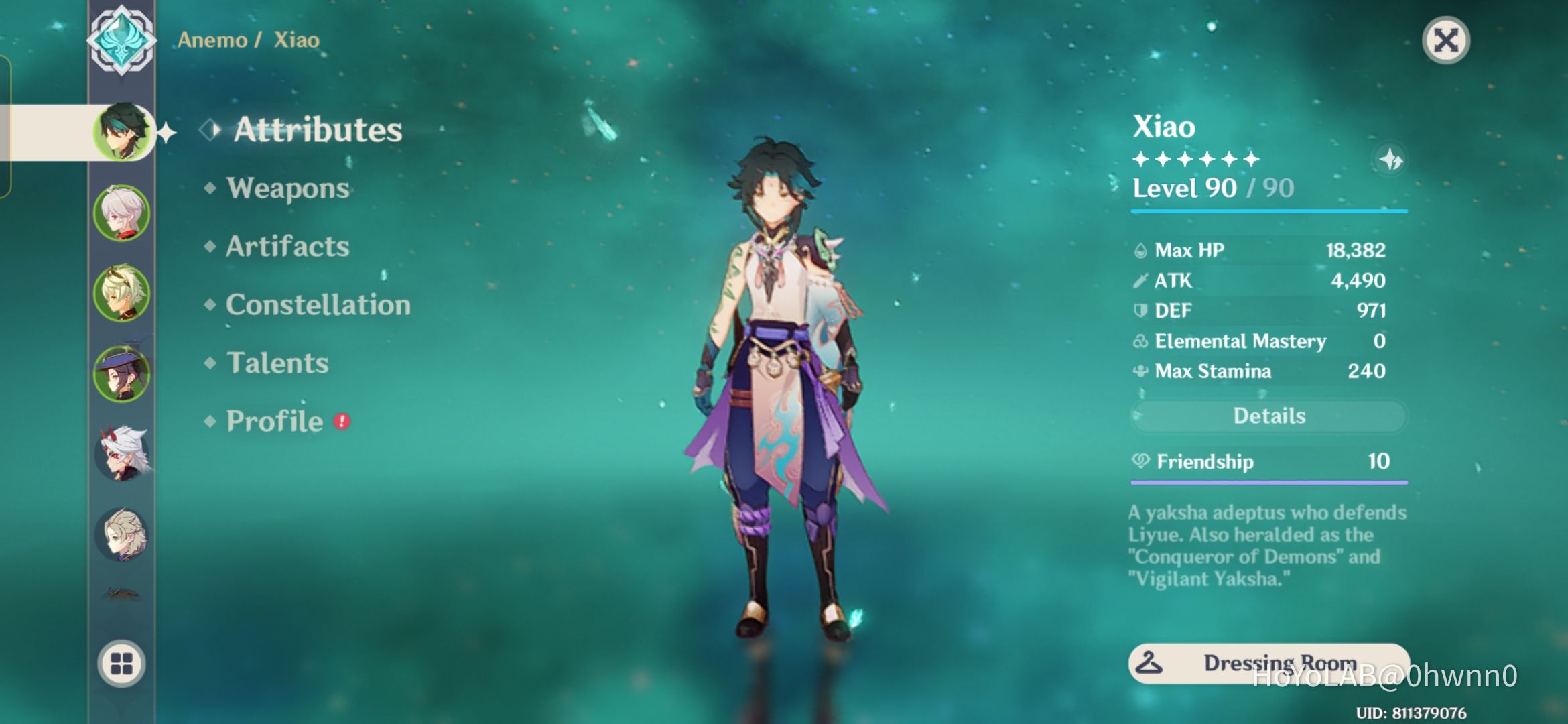 Buff Genshin Impact HoYoLAB