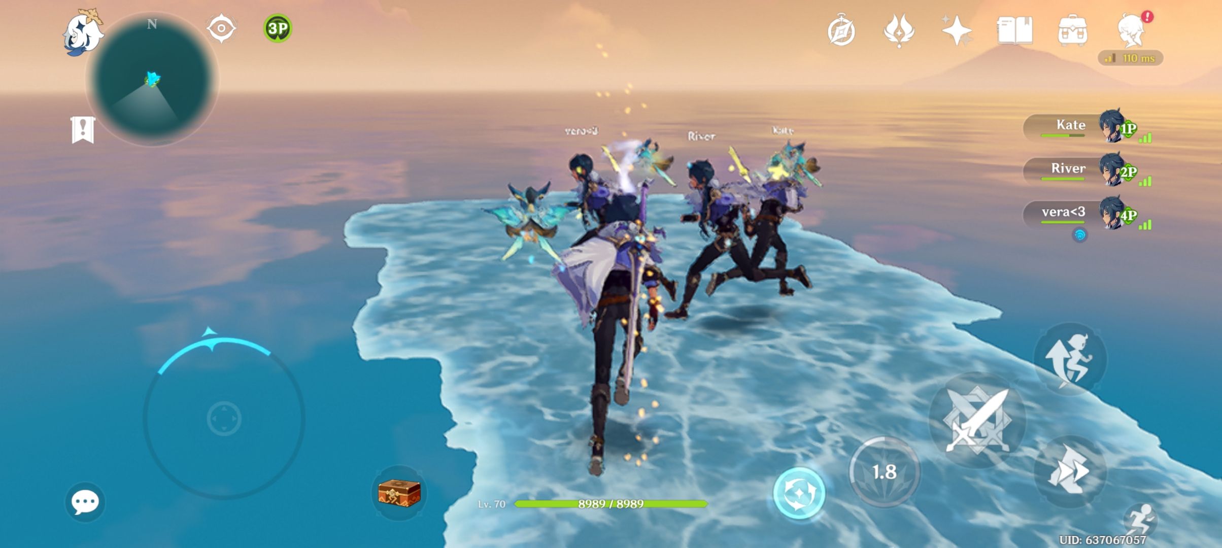 Inazuma ice bridge. Genshin Impact HoYoLAB