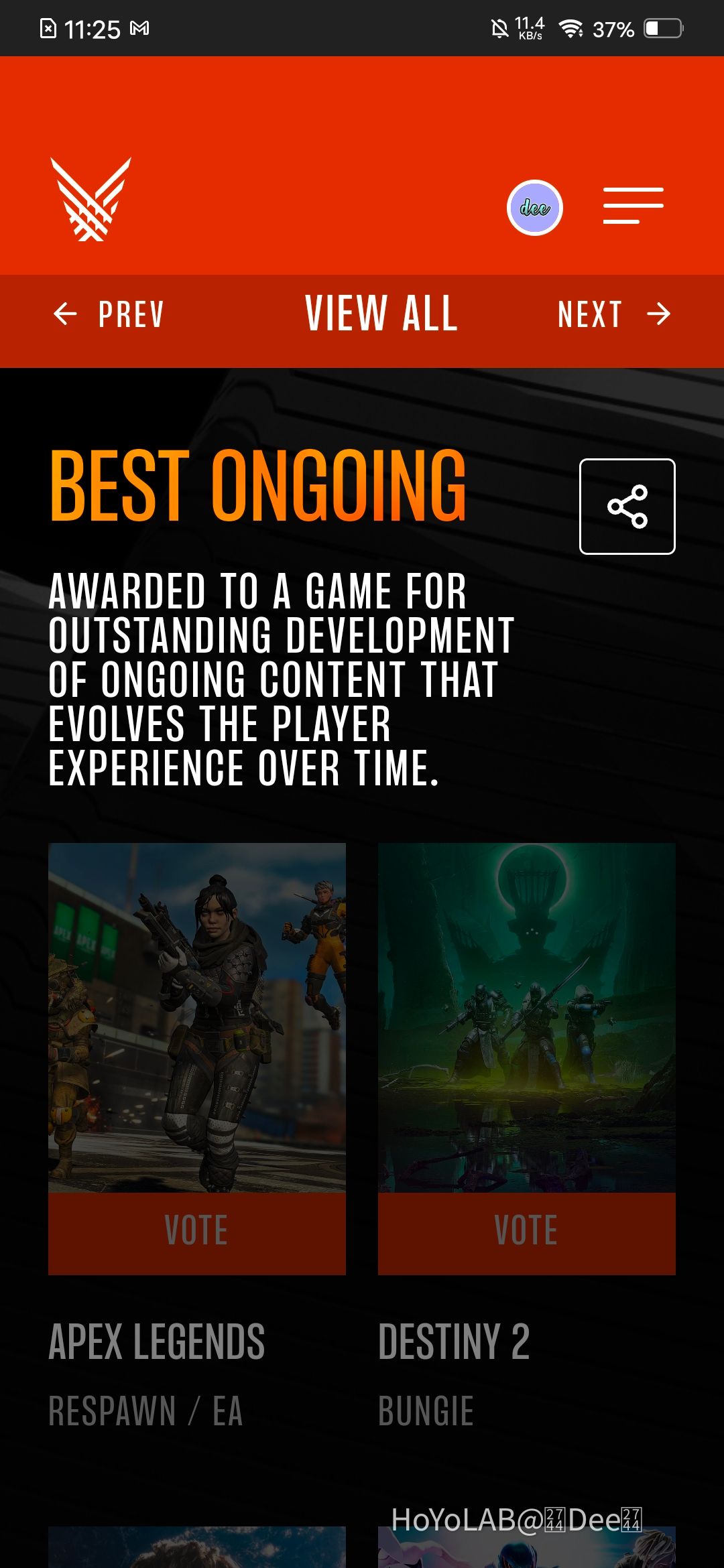 VOTE GENSHIN IMPACT FOR THE GAME AWARDS 2022 Genshin Impact HoYoLAB