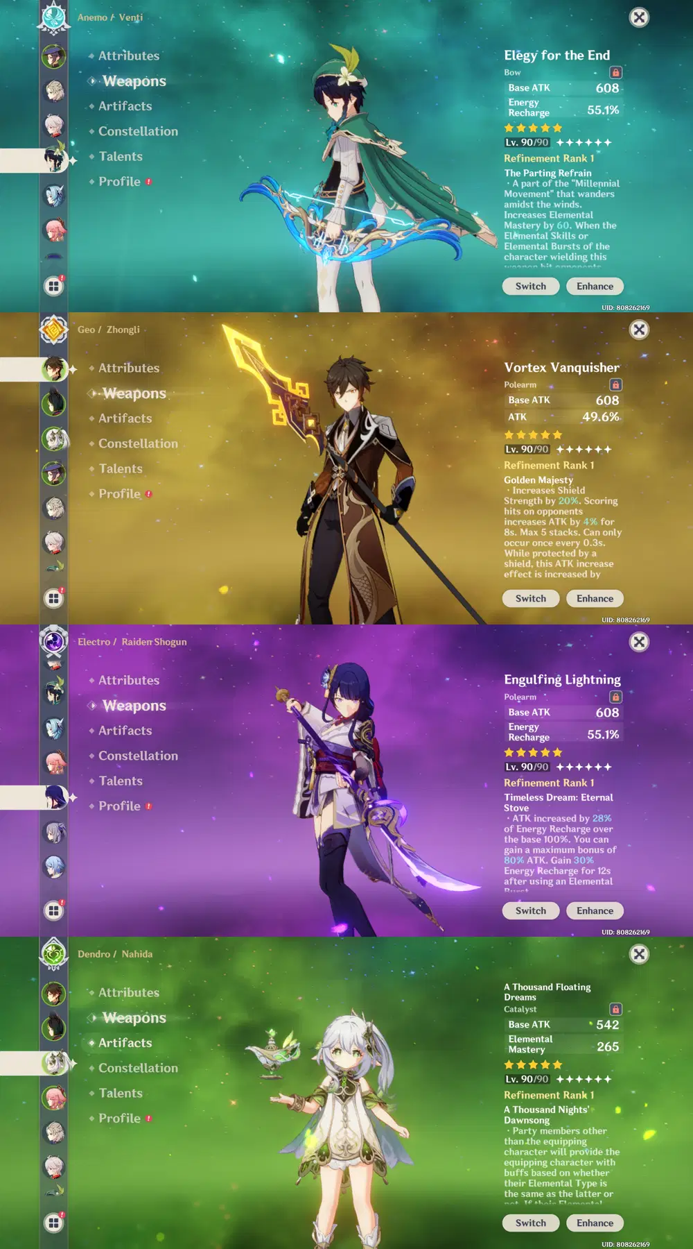 Archon Collection 4/7 Genshin Impact | HoYoLAB