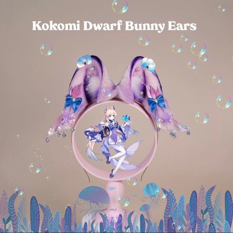 Kokomi Dwarf Bunny Ears Genshin Impact HoYoLAB