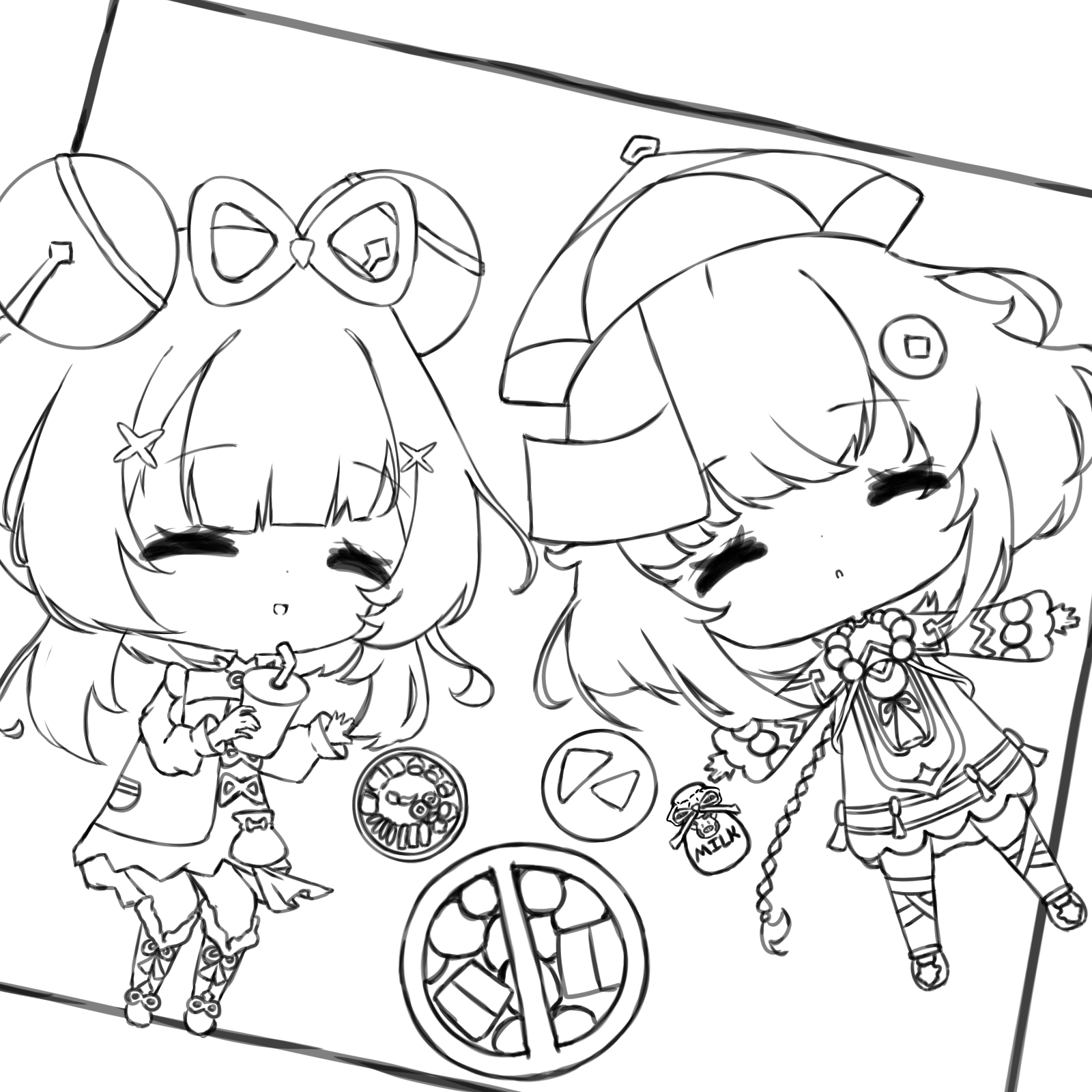 Yao Yao and Qiqi Genshin Impact HoYoLAB