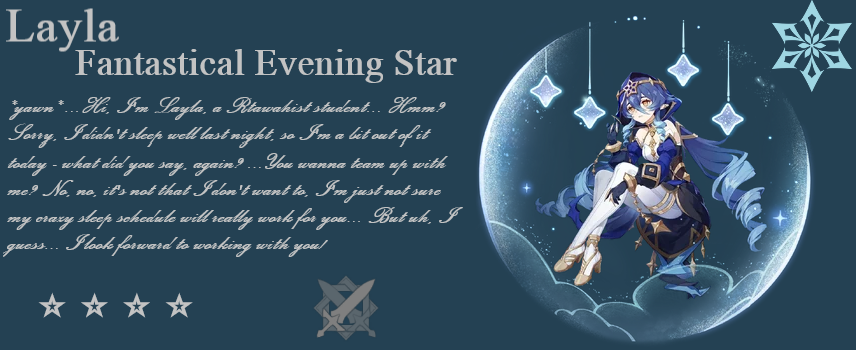 Layla, Fantastical Evening Star Genshin Impact | HoYoLAB