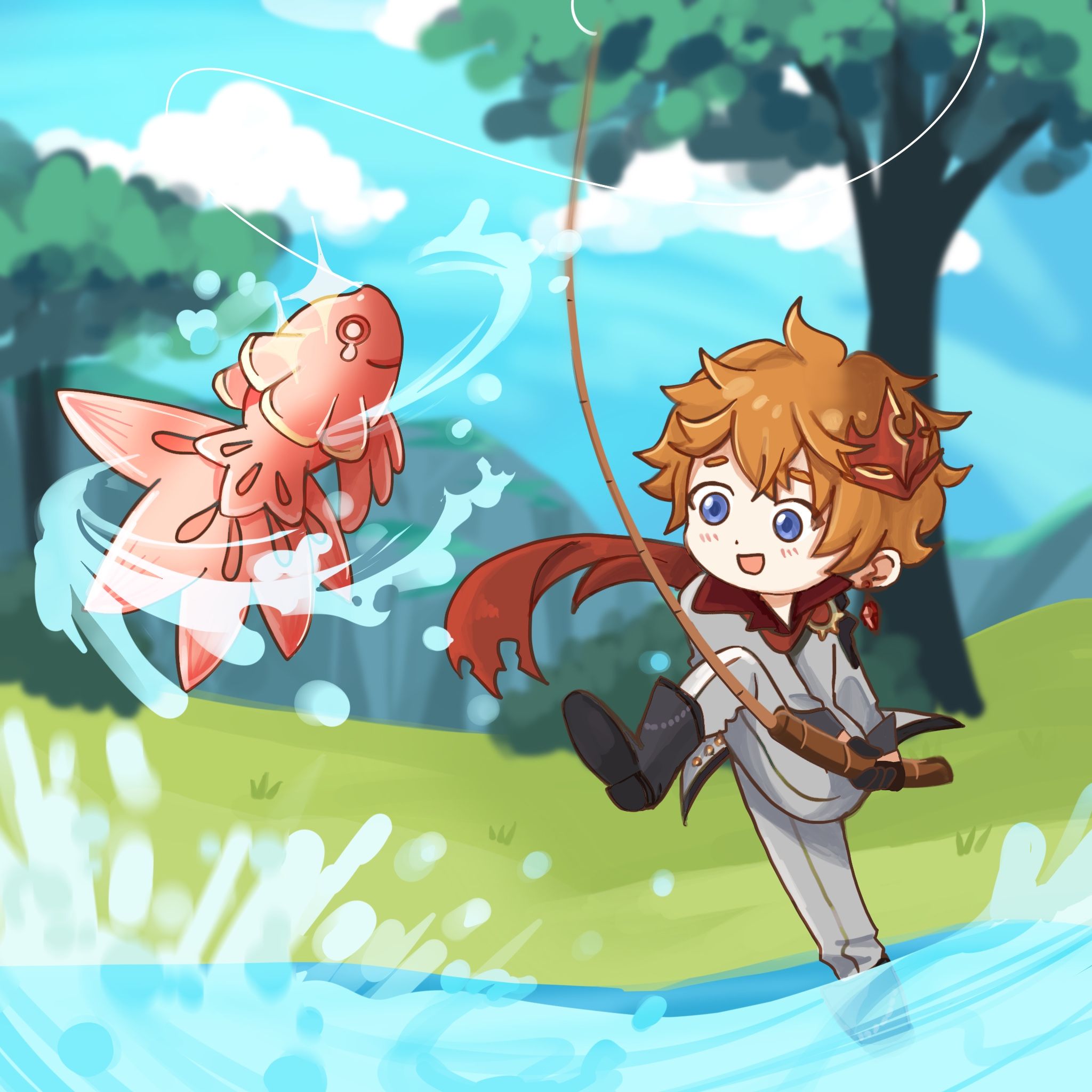 My favorite fishing tip time swapping bonus genshin impact hoyolab